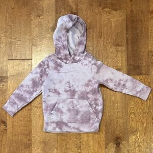 Toddler Girls Old Navy Tie Dye Hoodie Sweatshirt - 4T - Purple